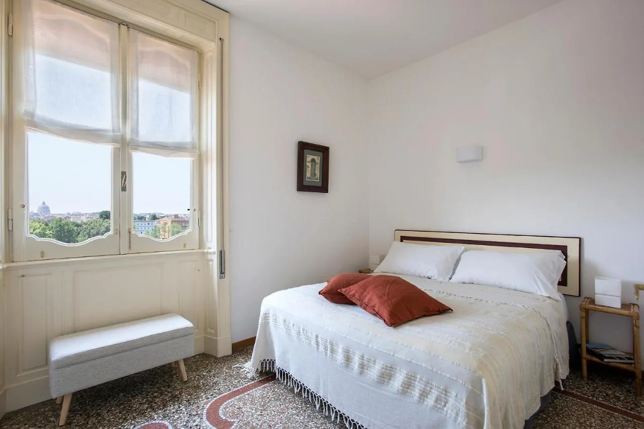 Elegant Top Floor - Unique View Of Rome'S Skyline Tibernestrome