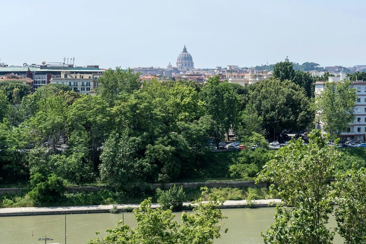 Apartment Elegant Top Floor - Unique View Of Rome'S Skyline Tibernestrome